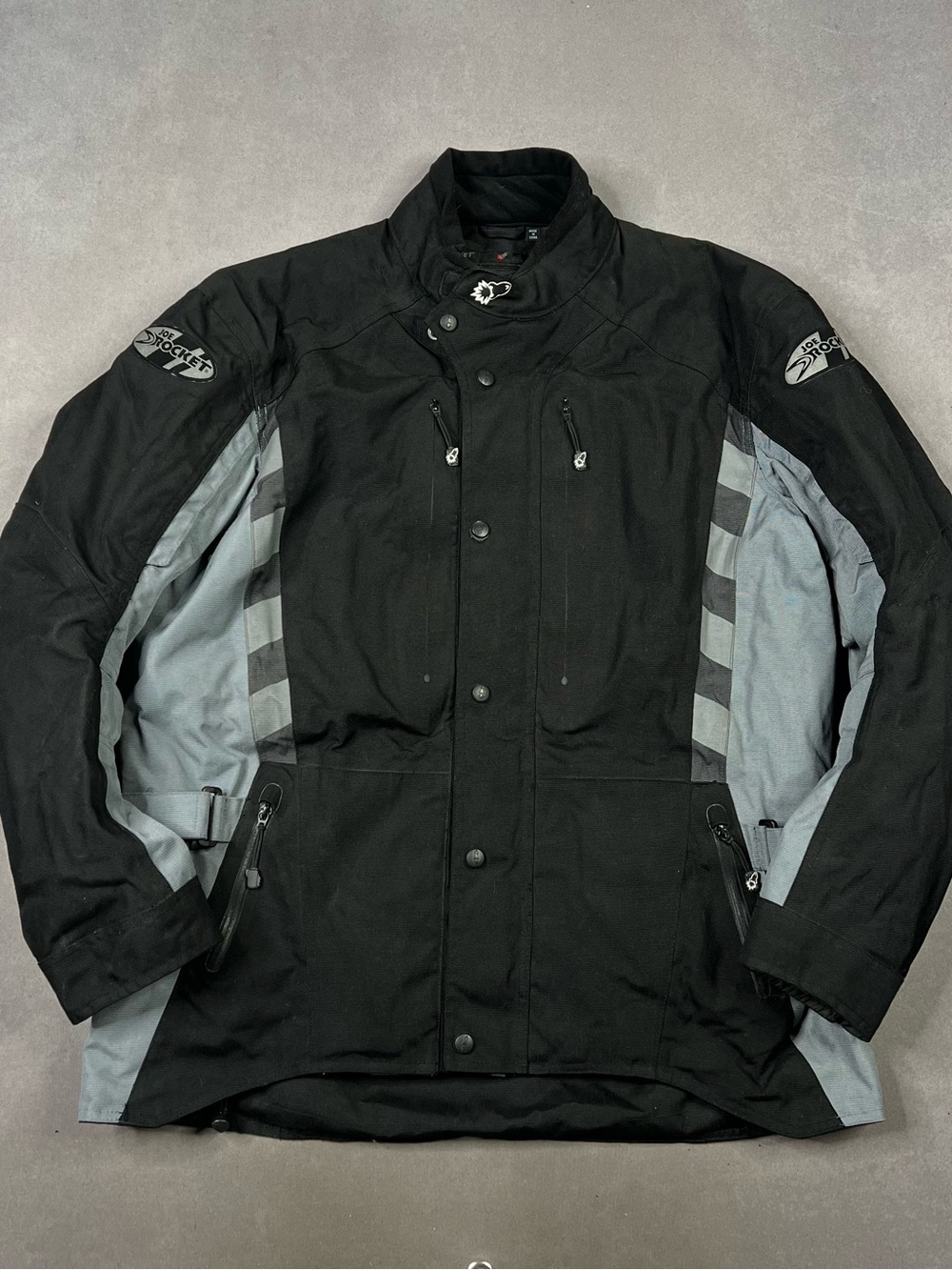 Joe Rocket Black and Gray Performance Motorcycle Jacket